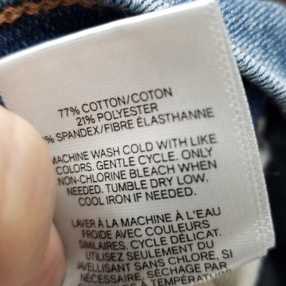 Express Jeans 6 Long Stretch Plus Denim Perfect Ankle Legging Mid Rise 29 inseam - Picture 4 of 7